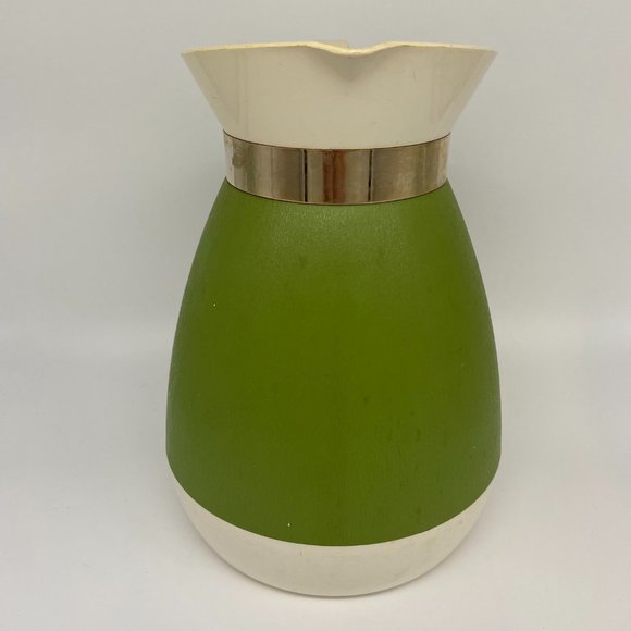 Vintage West Bend Insulated Pitcher Avocado Green - Picture 2 of 10